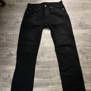 3Sixteen CT-220x Raw Black Japanese Selvedge Denim Jeans Made In USA Size 31